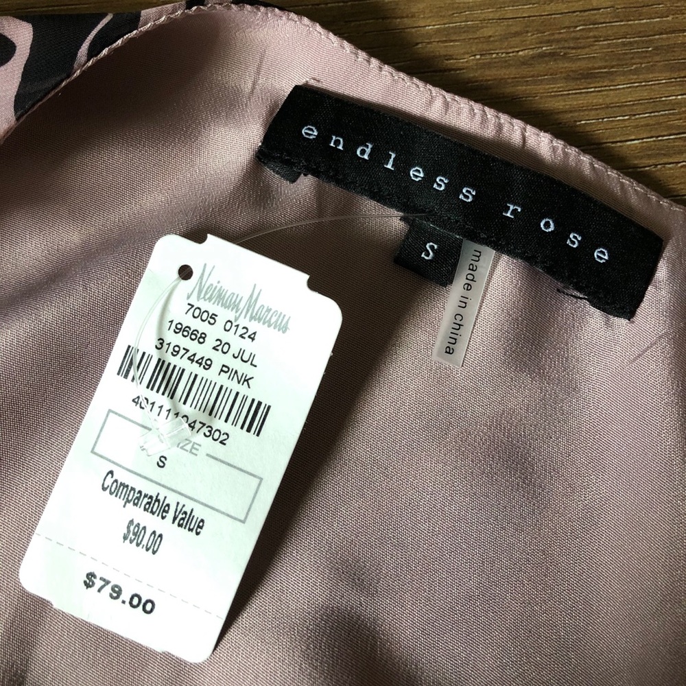 ENDLESS ROSE-NWT Thin Strap Ruffle Dress - Picture 9 of 12